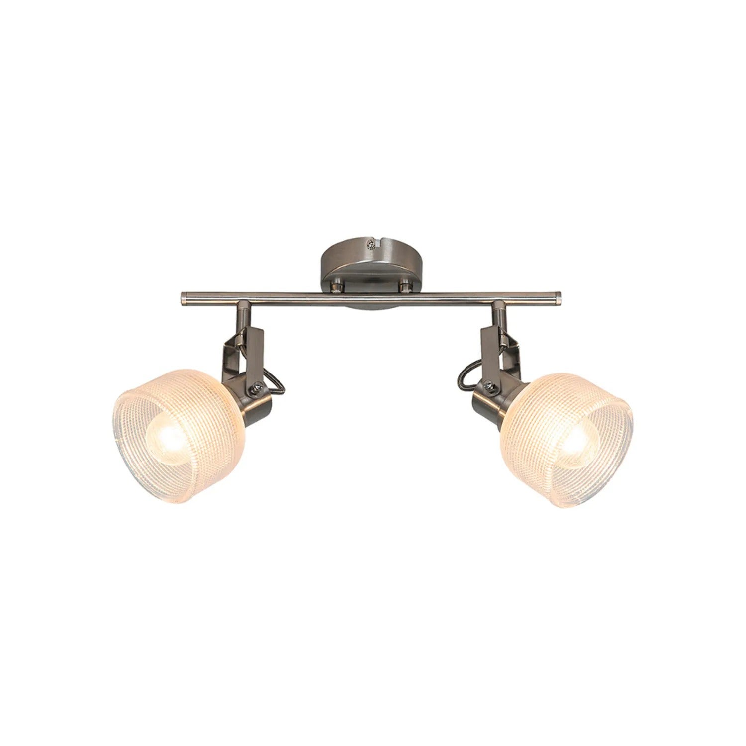 Reflektor sufitowy Spot Francis chrom satynowany-przezroczysty 2xE14x12W wym: 17 x 33 x 12 cm IP20 Rabalux