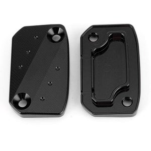 Bouchon De Réservoir De Frein Arrière Moto - Alliage D'Aluminium CNC Rouge - Compatible Yamaha YZF R1, R6, R3, Etc.