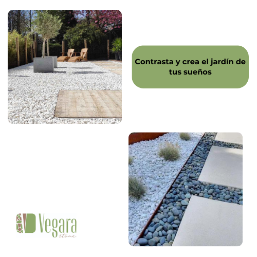 Canto rodado Blanco, Piedra Decorativa Jardín Blanca 60- 100 mm 10 kg - 5