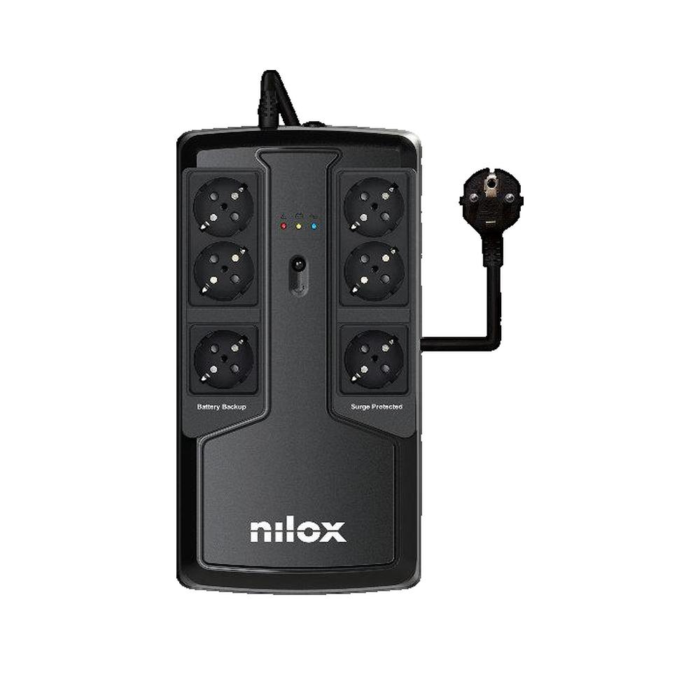 SAI Nilox Office Premium Line Interactive 850 VA Negro en formato Mini Tower para protección de equipos informáticos - Imagen 4