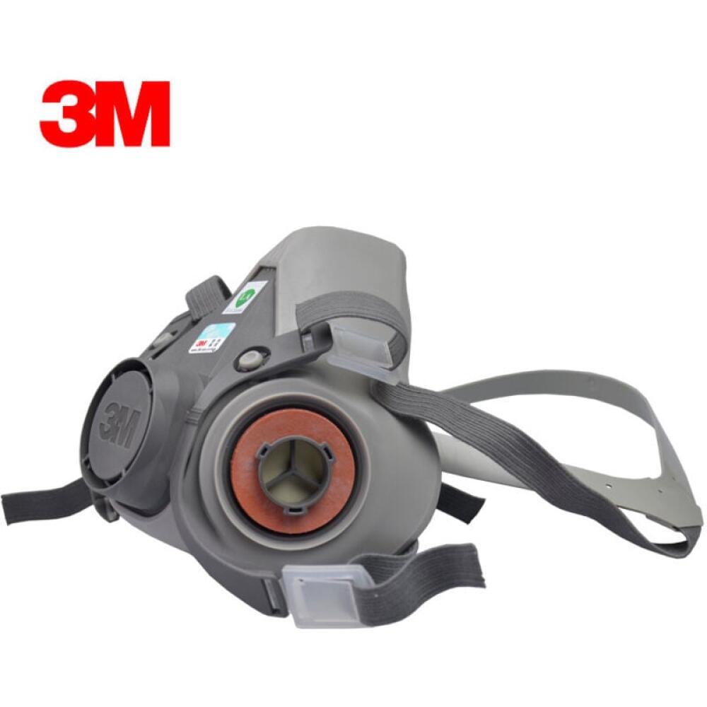 Demi-masque classique réutilisable 3M™ 6200, Certifié EN sécurité- sans cartouches filtrantes - 2