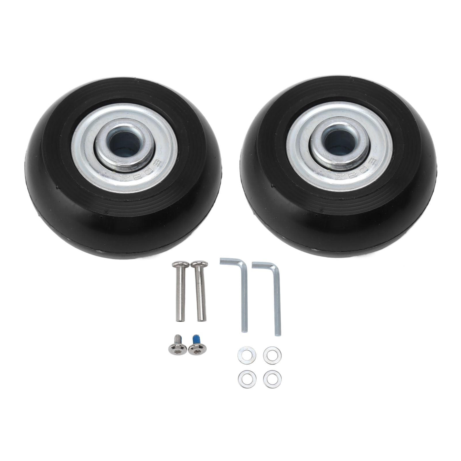 Ruedas giratorias de repuesto para maletas, silenciosas