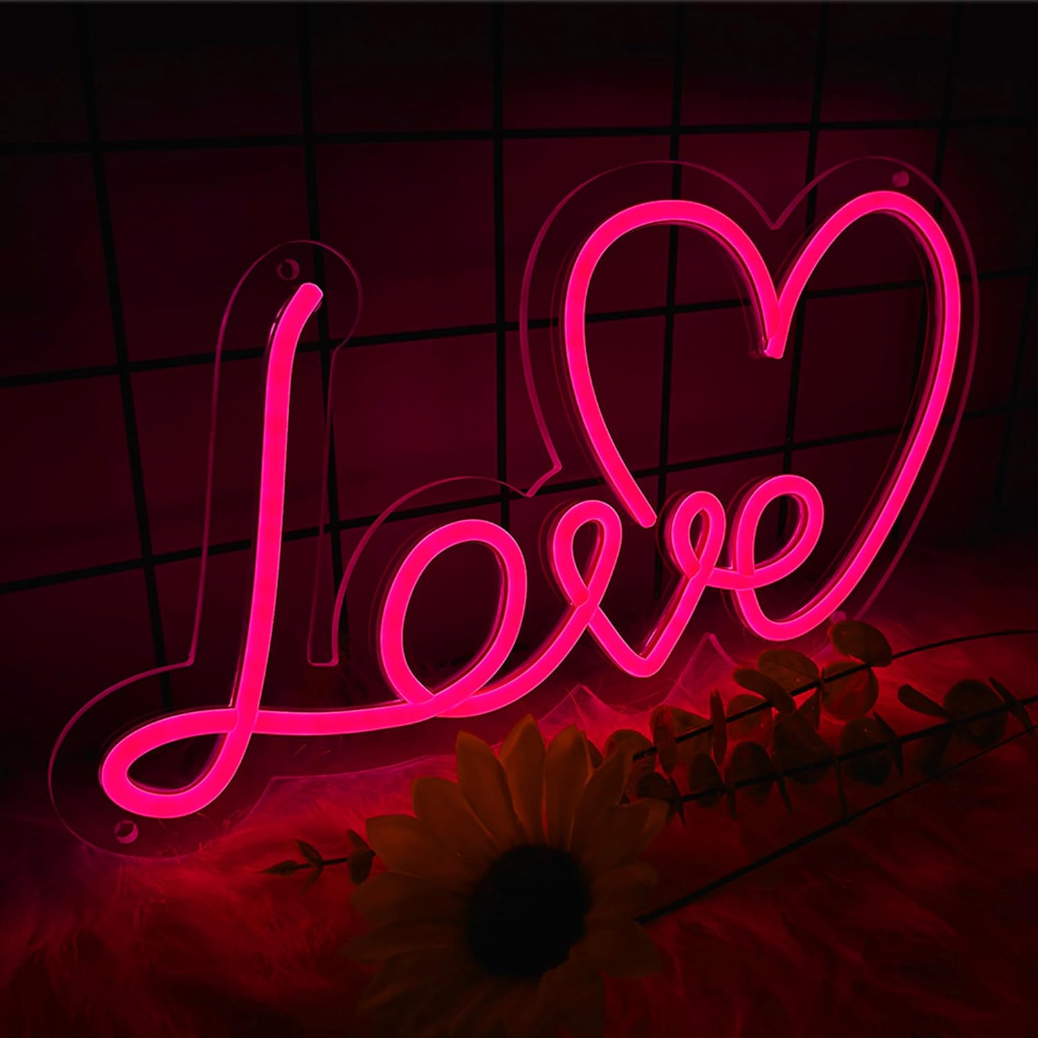 Enseigne néon « Love » pour décoration murale, lettres LED « Love » à ...