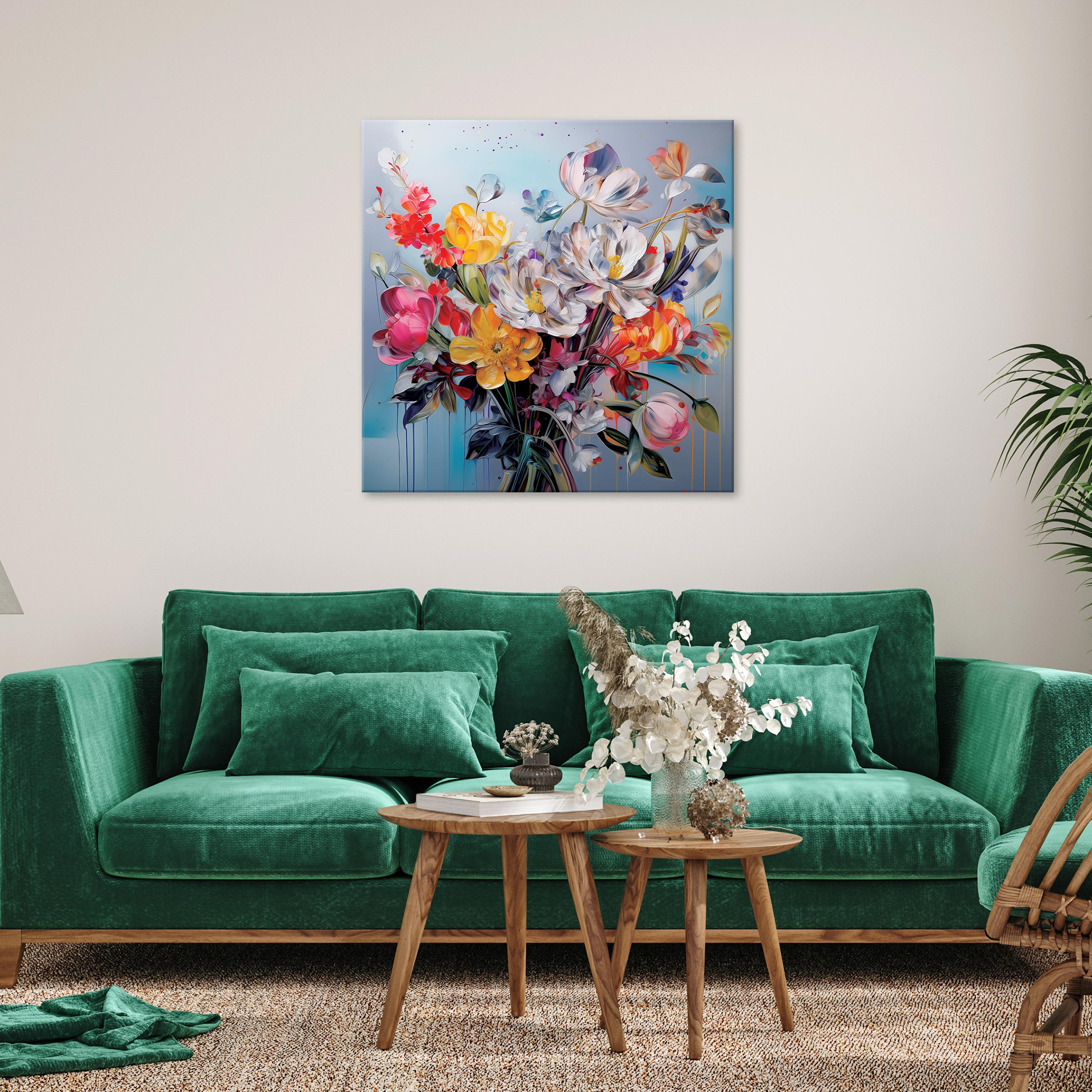 Stampa Su Tela 40x60 Cm Quadro Moderno Per Soggiorno – Arredo Parete Pronto Da Appendere