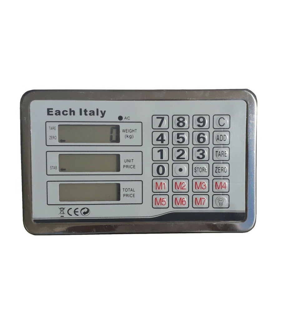 Trade Shop - Bilancia Industriale Da Terra Con Piattaforma Display Digitale Peso 300 Kg - - 3