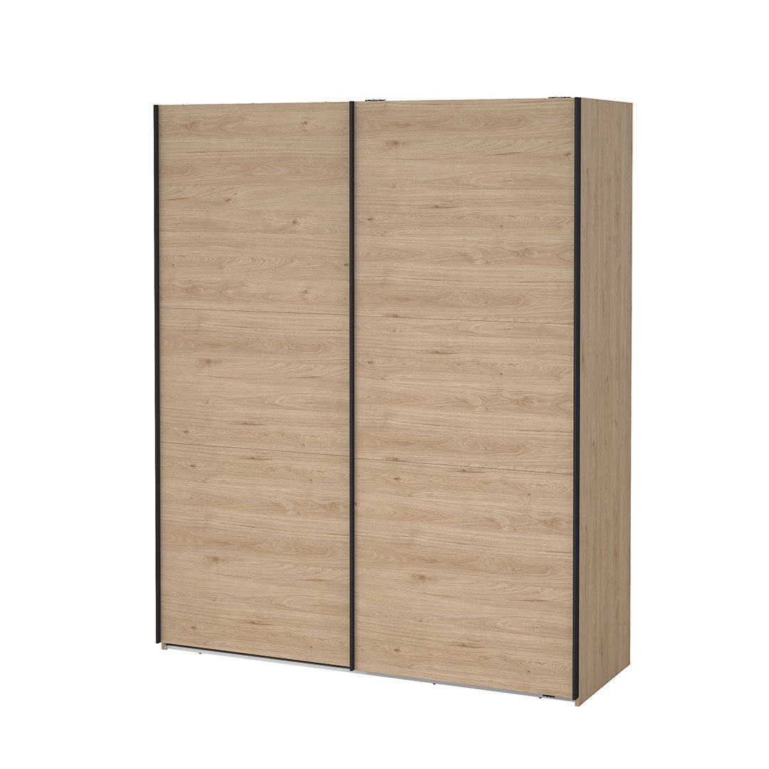 Como szafa przesuwna 2 drzwi 180x220cm dąb dekor.