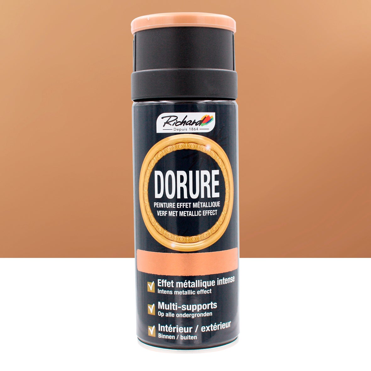 Bombe de peinture RICHARD Dorure Or Rouge | Leroy Merlin