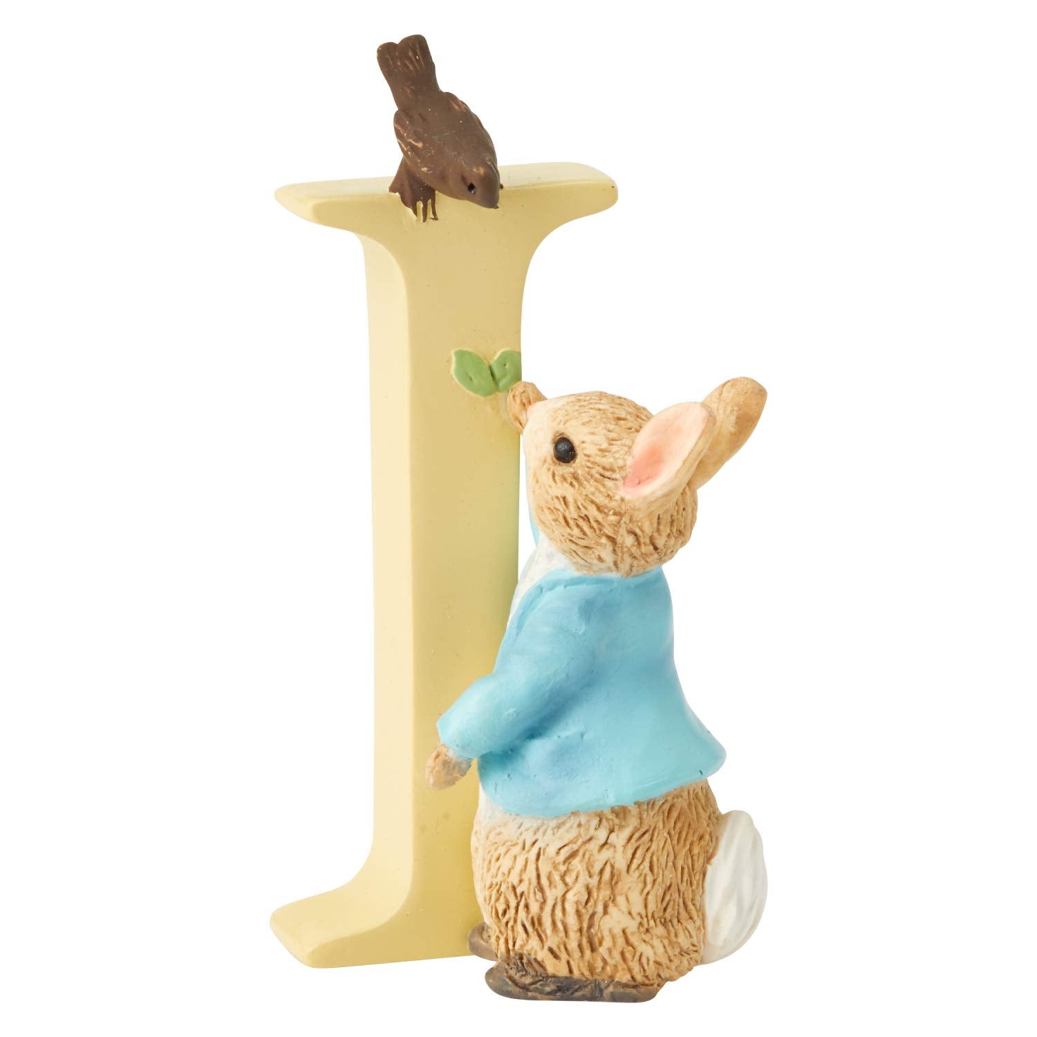 Soprammobile Peter Coniglio Di Beatrix Potter - Lettera I In Resina Dipinta A Mano - Per Nursery E Regali - Foto 4