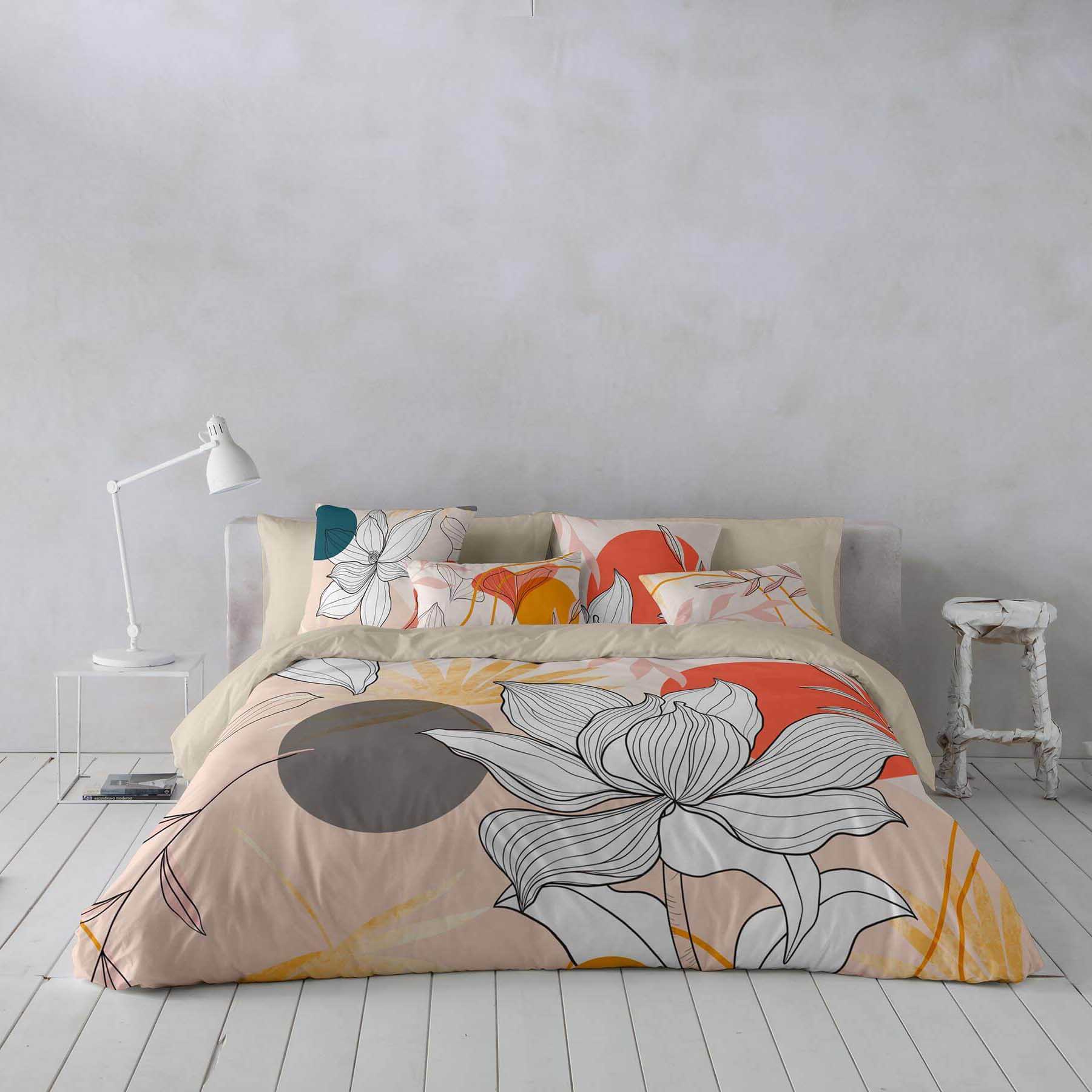 Icehome  Funda Nórdica Naida 100% Algodón Cama 90 , Leroy Merlin