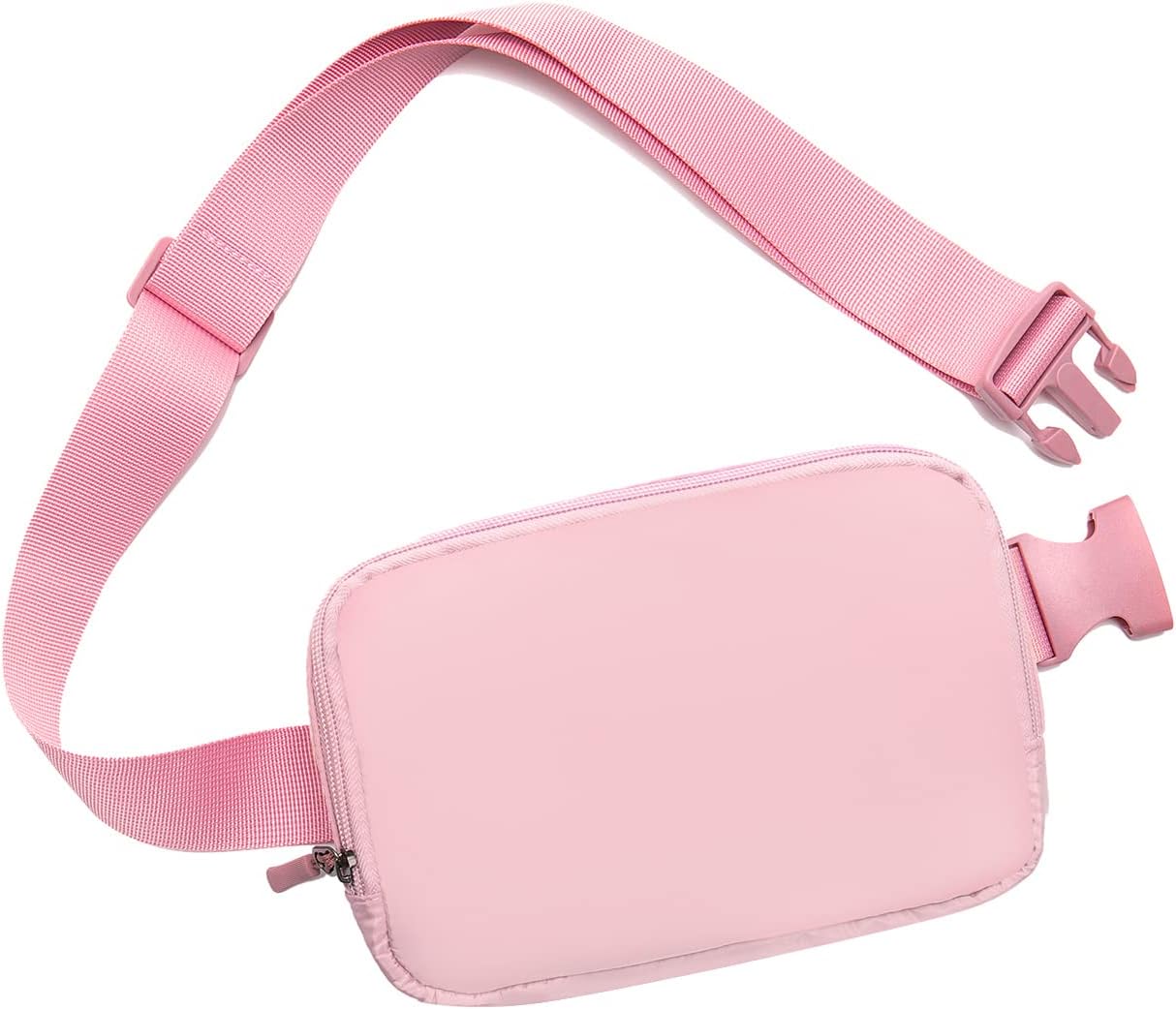 Różowa saszetka-nerka, 20,29 x 12,7 x 5,08 cm, 1 sztuka, torba na klatkę piersiową, torba na ramię, torba typu crossbody.