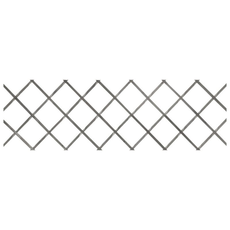 Recinzione a Traliccio 5 pz in Massello Abete Grigio 180x60 cm vidaXL - 5