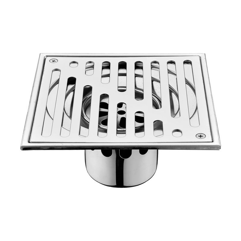 Odpływ prysznicowy ze stali nierdzewnej o wymiarach 110x110mm i 150x150mm, odpływ podłogowy o dużej średnicy do łazienki, kratka odpływowa, odpływ pr