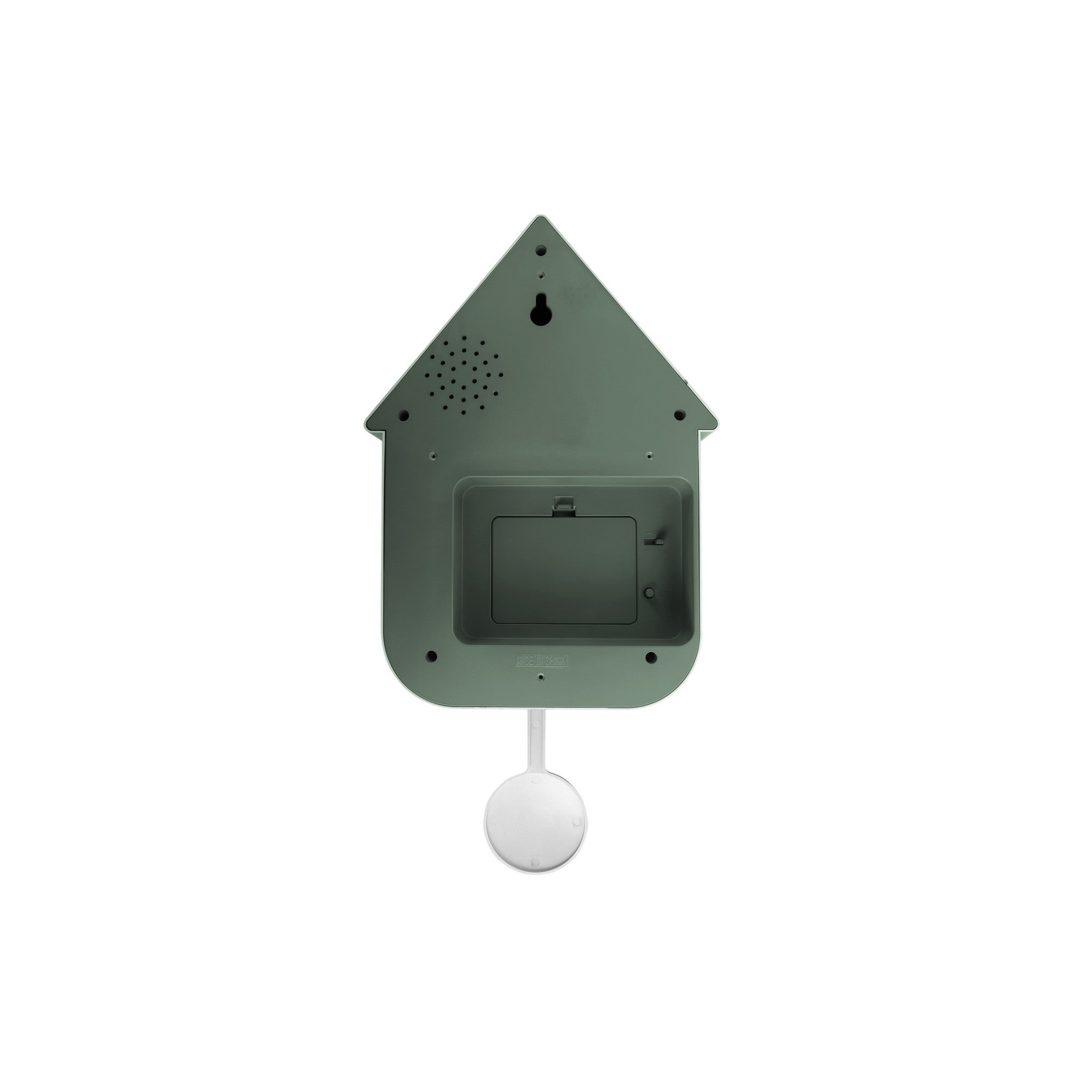 Horloge Murale Solo Color Cuckoo - Vert jungle - 6x21,5x41cm - Karlsson - 5