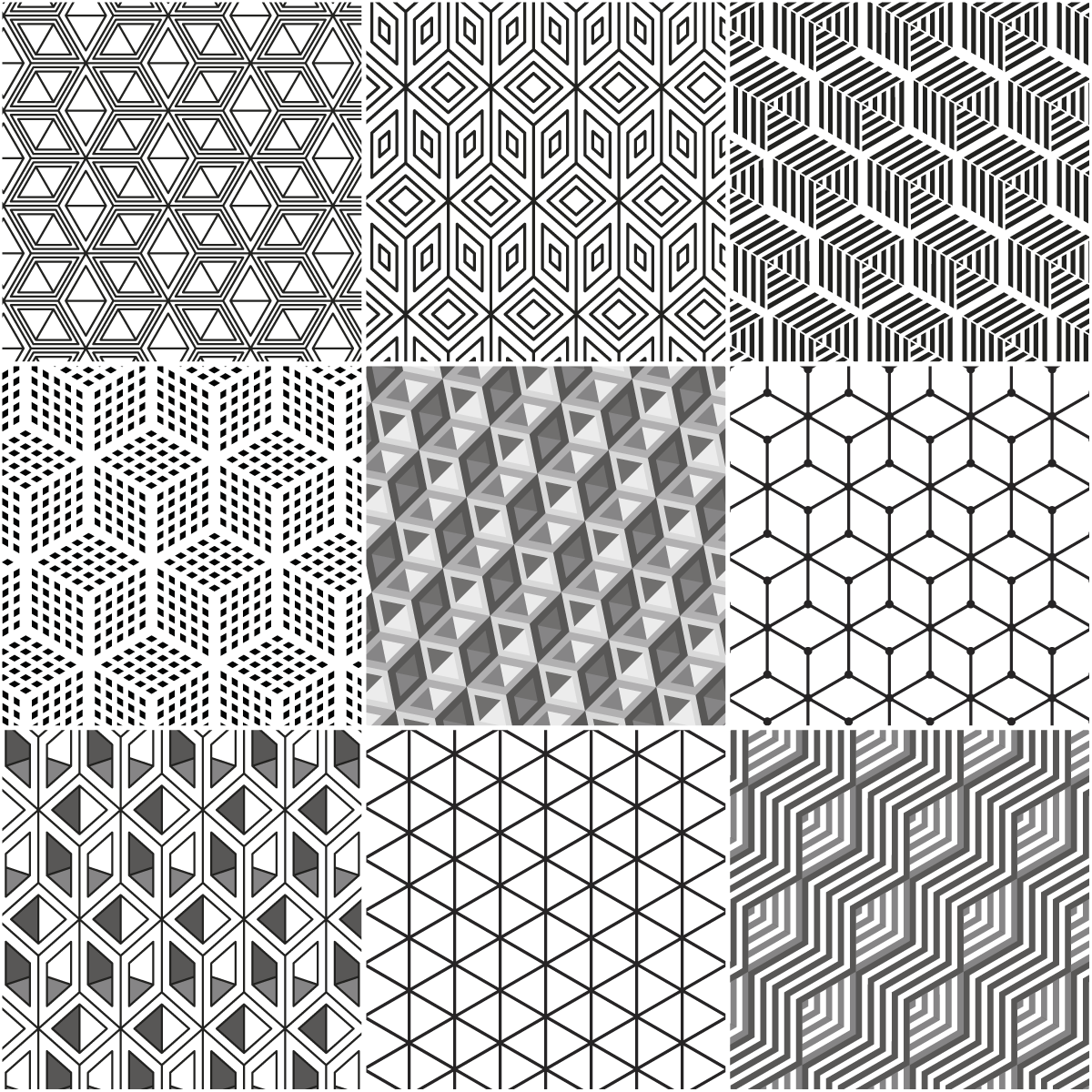 9 adesivi piastrelle di cemento scandinavo Finlandese - Sticker adesivo - adesivi murali - 9stickers20x20cm - 2