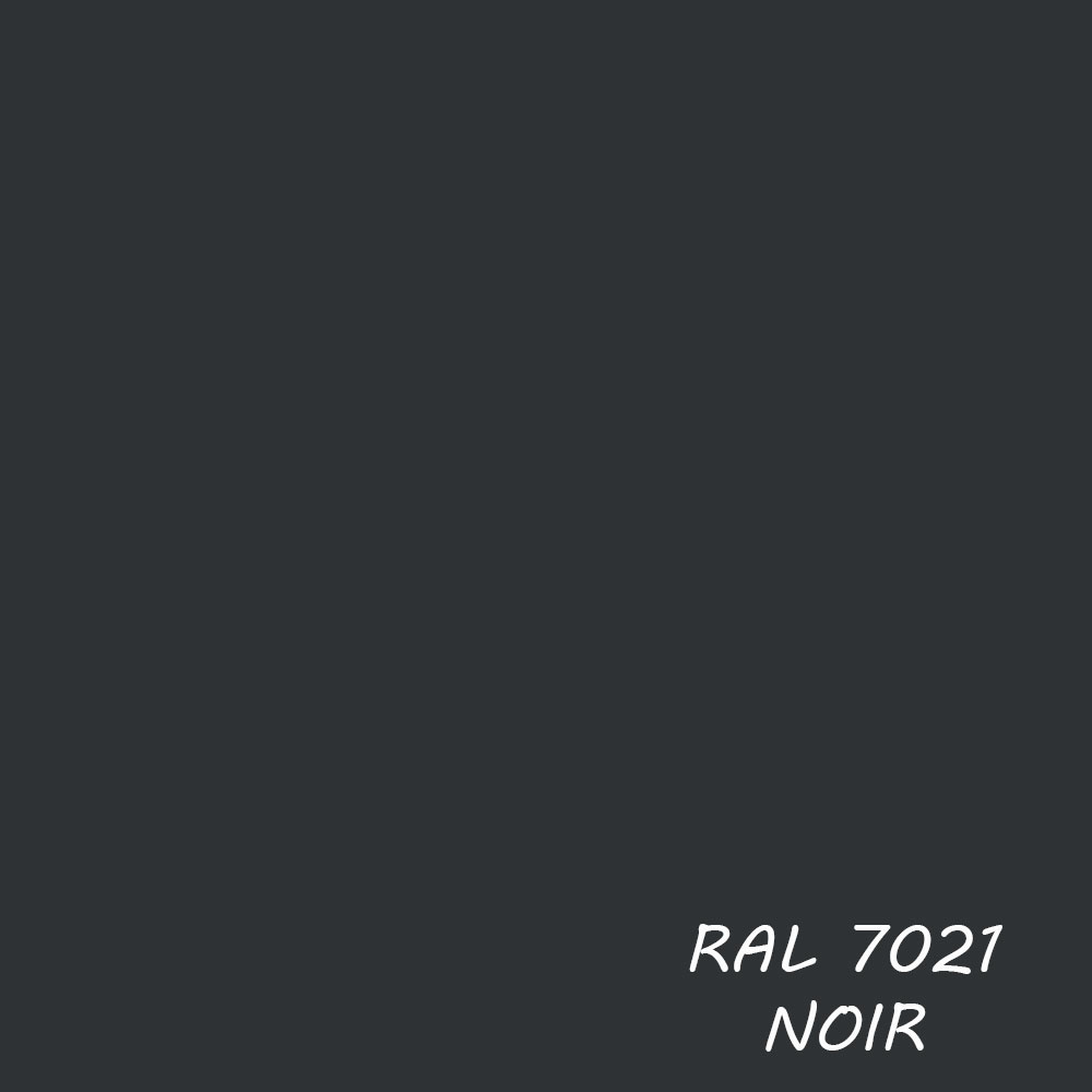 Pied table basse métal T_STAR 41 cm Finition Charbon Mat - RAL7021 - 5