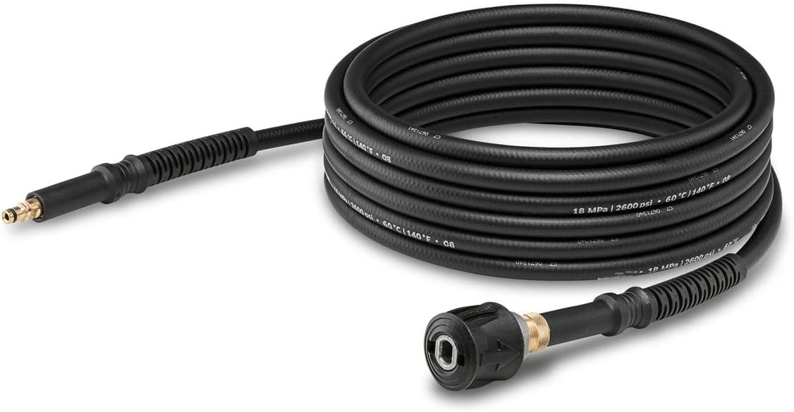Tuyau Haute Pression 6 M LAVOR – Rallonge Ou Remplacement Compatible Ligne Hobby – Jusqu’à 160 Bars !