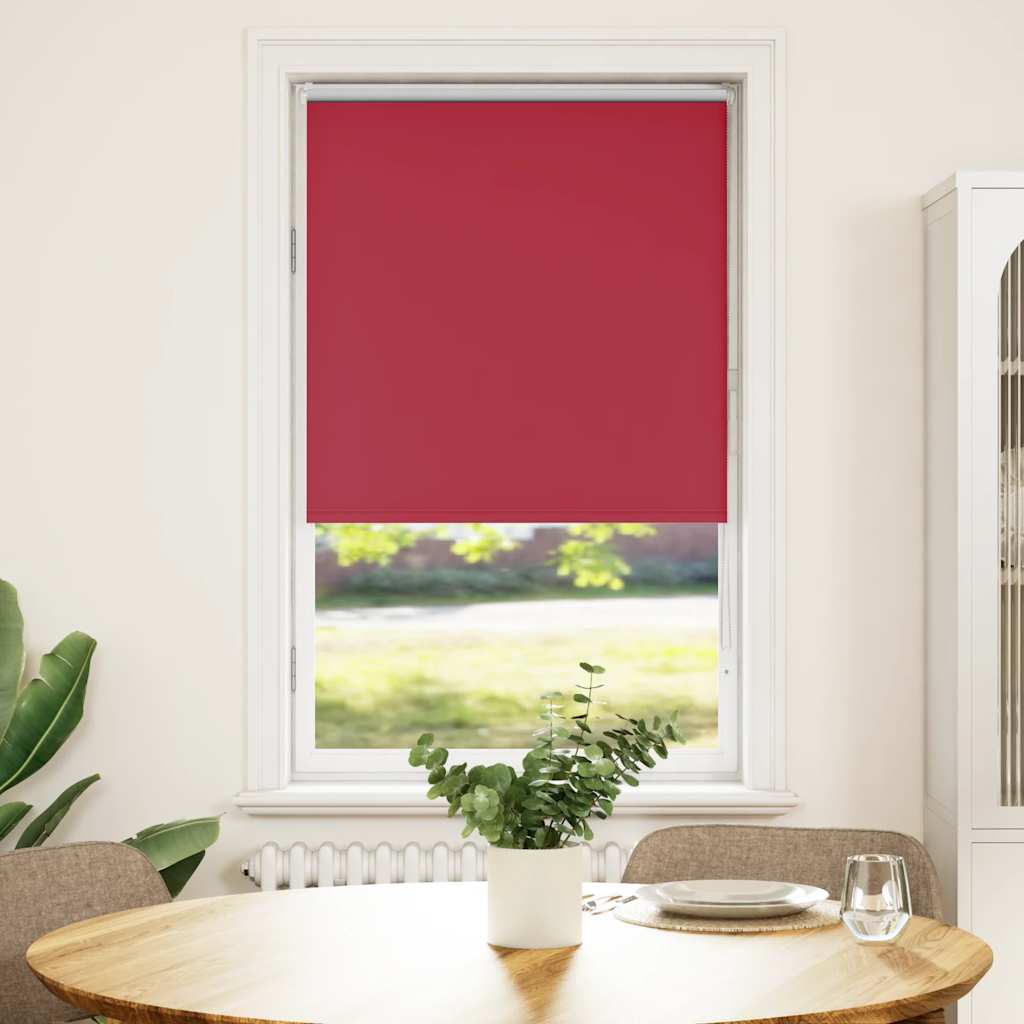 Roleta zaciemniająca Red 65x130 cm Szerokość tkaniny 60,7 cm vidaXL