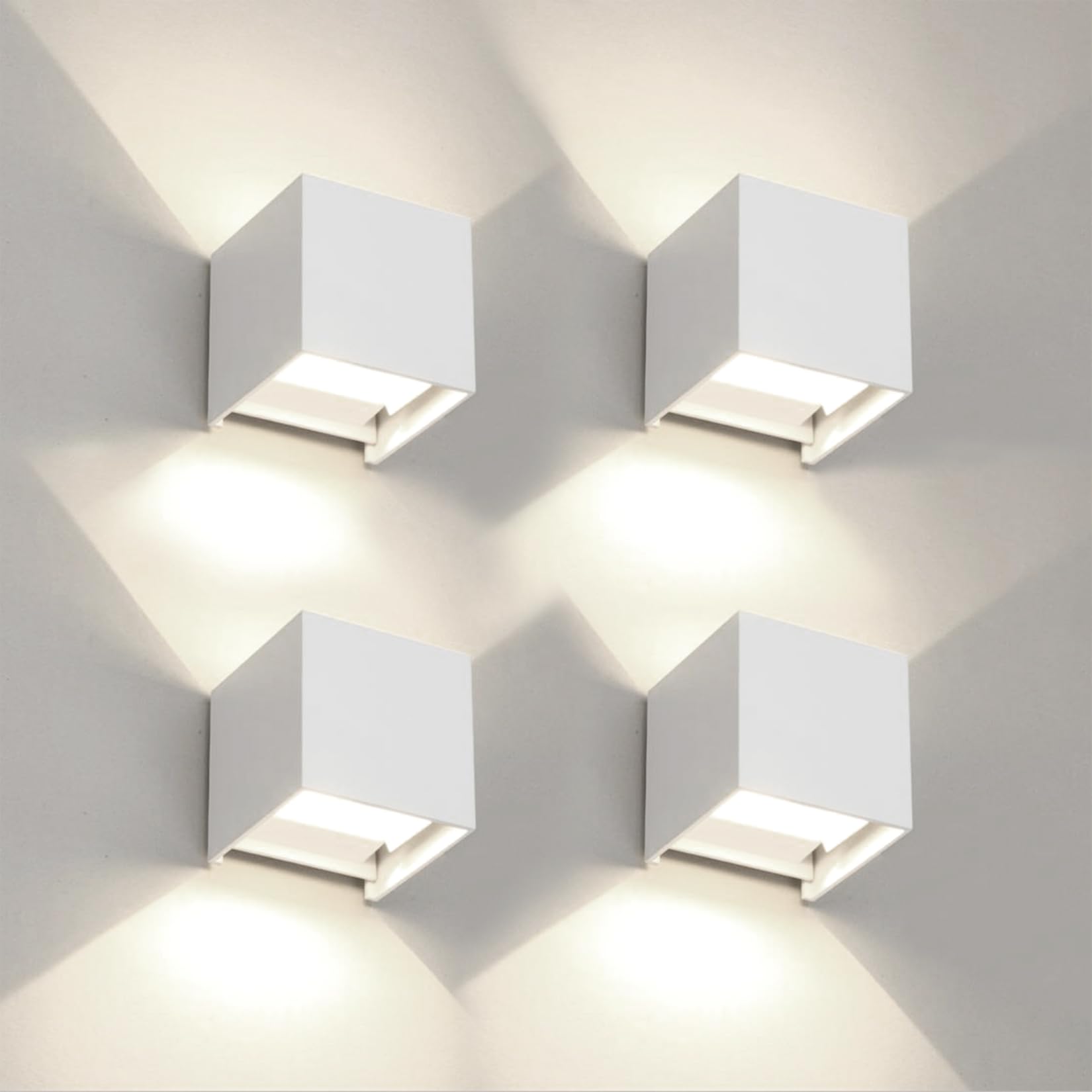 LED Esterno Giardino Applique da Parete con Telecomando Dimmerabile Lampada da Parete Interno Moderno Luminosità Regolabile Nero Luci da Parete Alluminio per Scala Terrazzo Patio Soggiorno (30cm 16W LED Esterno Giardino Applique da Parete con Telecomando Dimmerabile Lampada da Parete Interno Moderno Luminosità Regolabile Nero Luci da Parete Alluminio per Scala Terrazzo Patio Soggiorno (30cm 16W