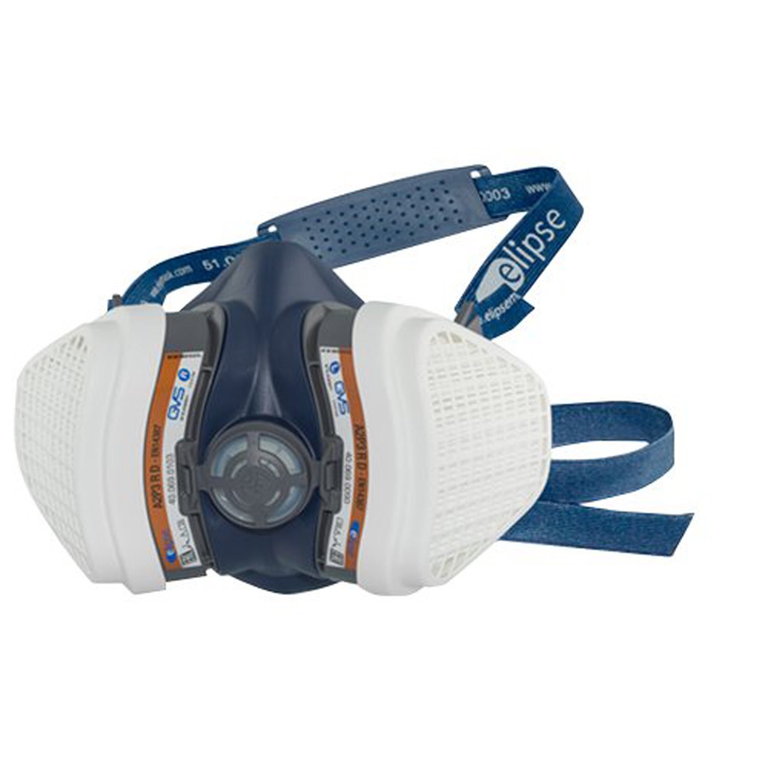Masque De Protection GVS Elipse Compact Avec Filtres A2P3 - Anti-gaz, Vapeurs Organiques (jusqu'à 5000 Ppm) Et Poussières - Taille M/L