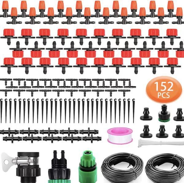 System nawadniania ogrodu, zestaw do mikronawadniania kropelkowego 30 m, automatyczne nawadnianie ogrodu, nawadnianie kropelkowe dla roślin