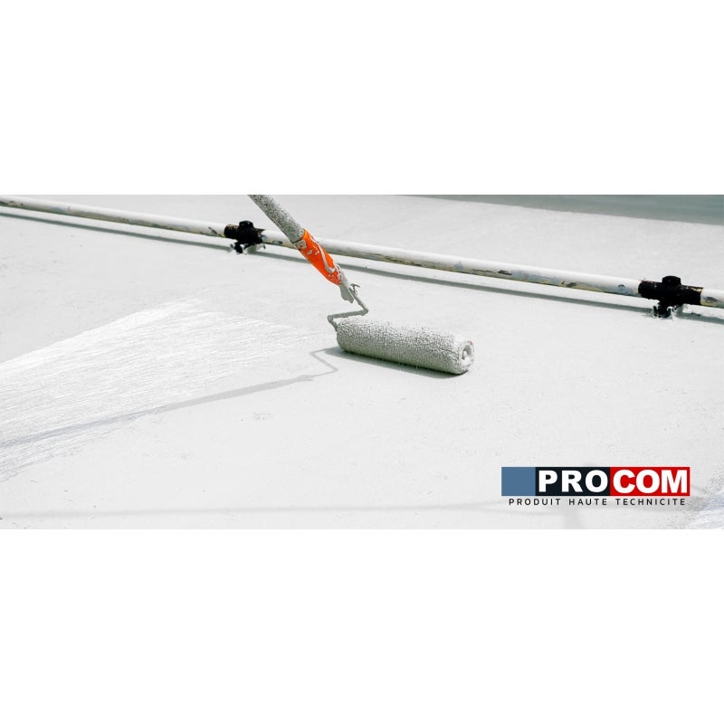 Peinture, résine d'étanchéité toiture, réparation tuiles, fissures, anti-fuites - 0.75 litres-Gris Ardoise - 5