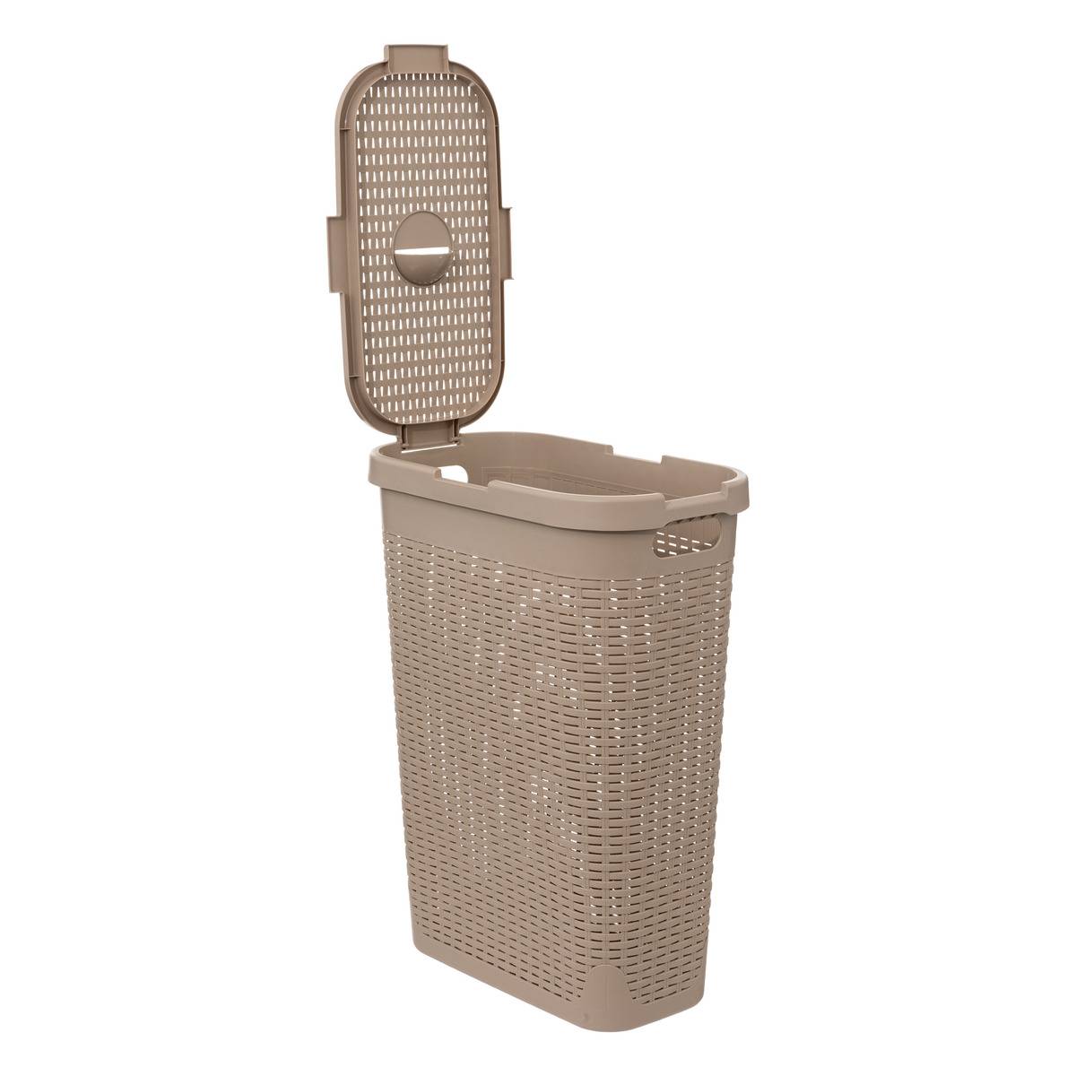 Corbeille slim rattan 40l lin - 5five - 2