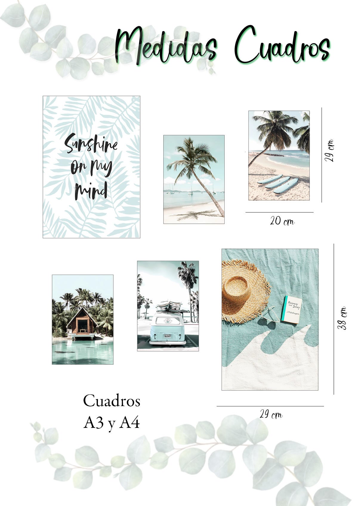 Ensemble de 8 tableaux, décoration de salon moderne, chambres, chambre, Banksy, (29 x 20 cm chaque tableau) - 4