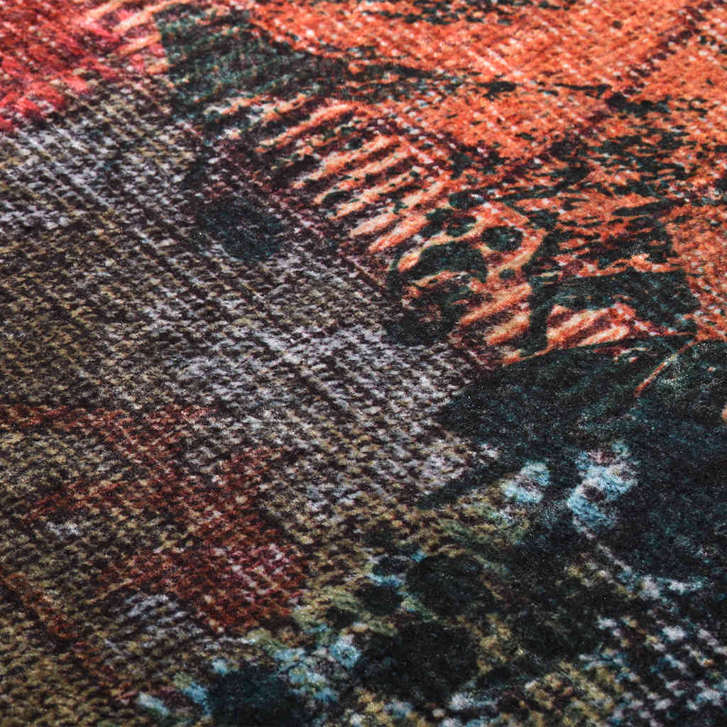 Alfombra patchwork lavable multicolor 160 × 230 cm - 5