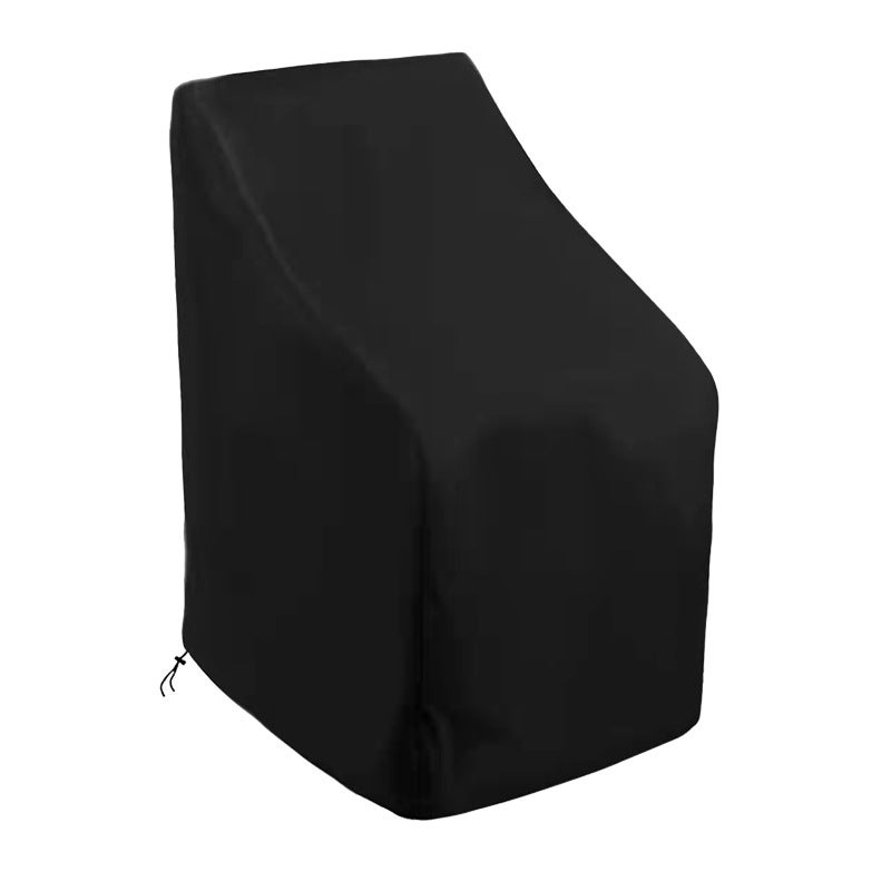 Housse de Chaise de Jardin 2 Pièces, avec Lacet Boucle Pochette Housse Fauteuil Jardin Housse Chaise Extérieur (75 * 75 * 120cm, 210D) - 8