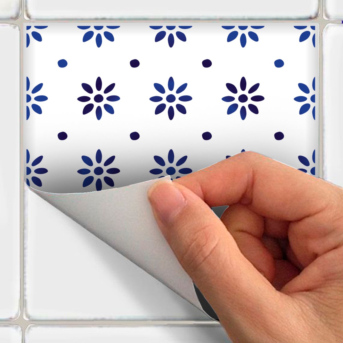 24 adesivi piastrelle di cemento delft Essen - Sticker adesivo - adesivi murali - 24stickers15x15cm - 5