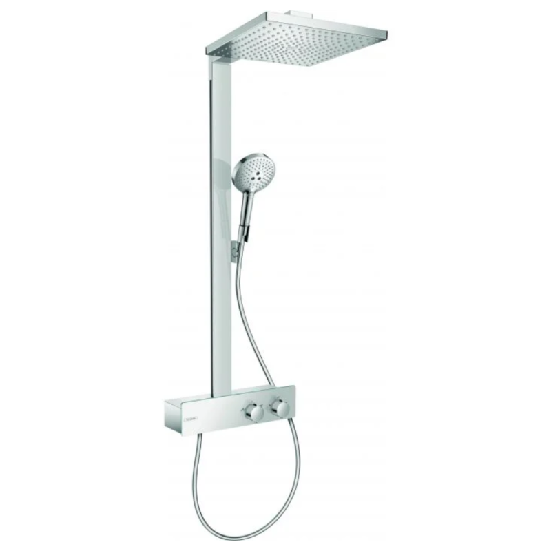 Hansgrohe raindance e 300 ecosmart columna de ducha termostática con mezclador 35 cm cromo
