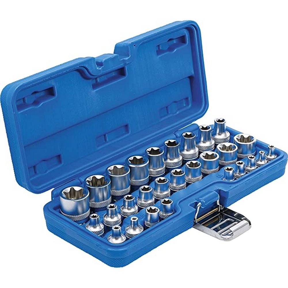 Coffret De Clés Et Douilles BGS Technic 92 Pièces - Dimensions SAE (pouces) 1/4 Et 3/8