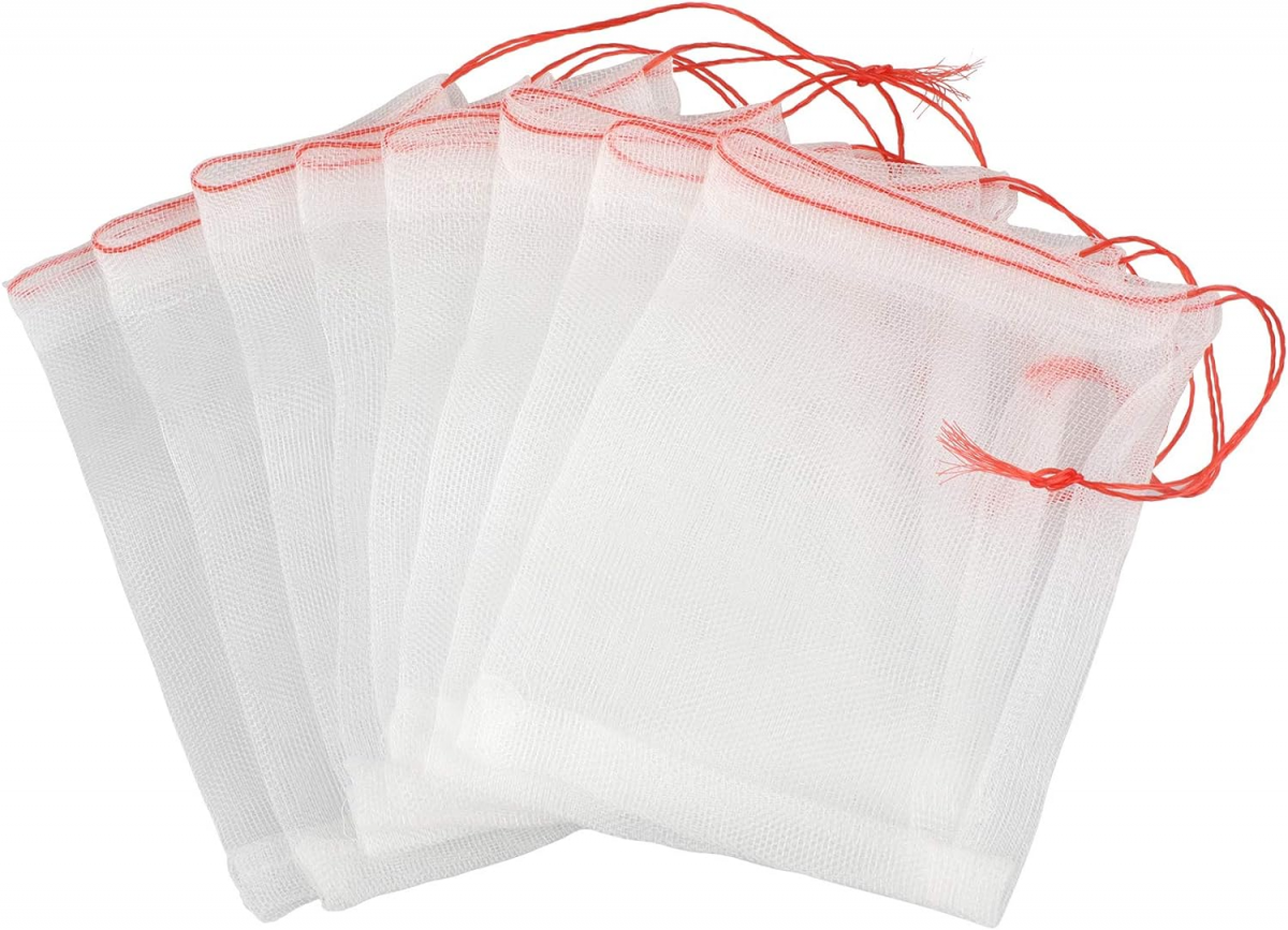 5 sztuk 40x60 cm Siatka na Owady Moskitiery Bariera Torba Rośliny Owoce Torba Ochronna z Siatki Mały Ogród Torba z Siatki