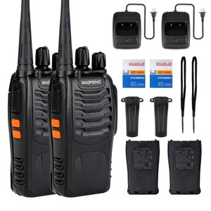 Talkie Walkie Bf5Ruv Radio Bidirectionnelle Rechargeable Longue Portée