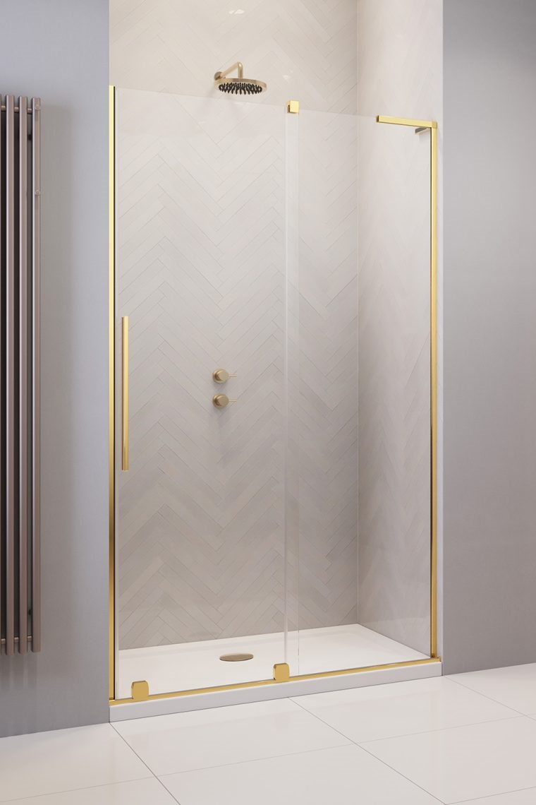 Porte de douche en verre trempé - Porte en verre