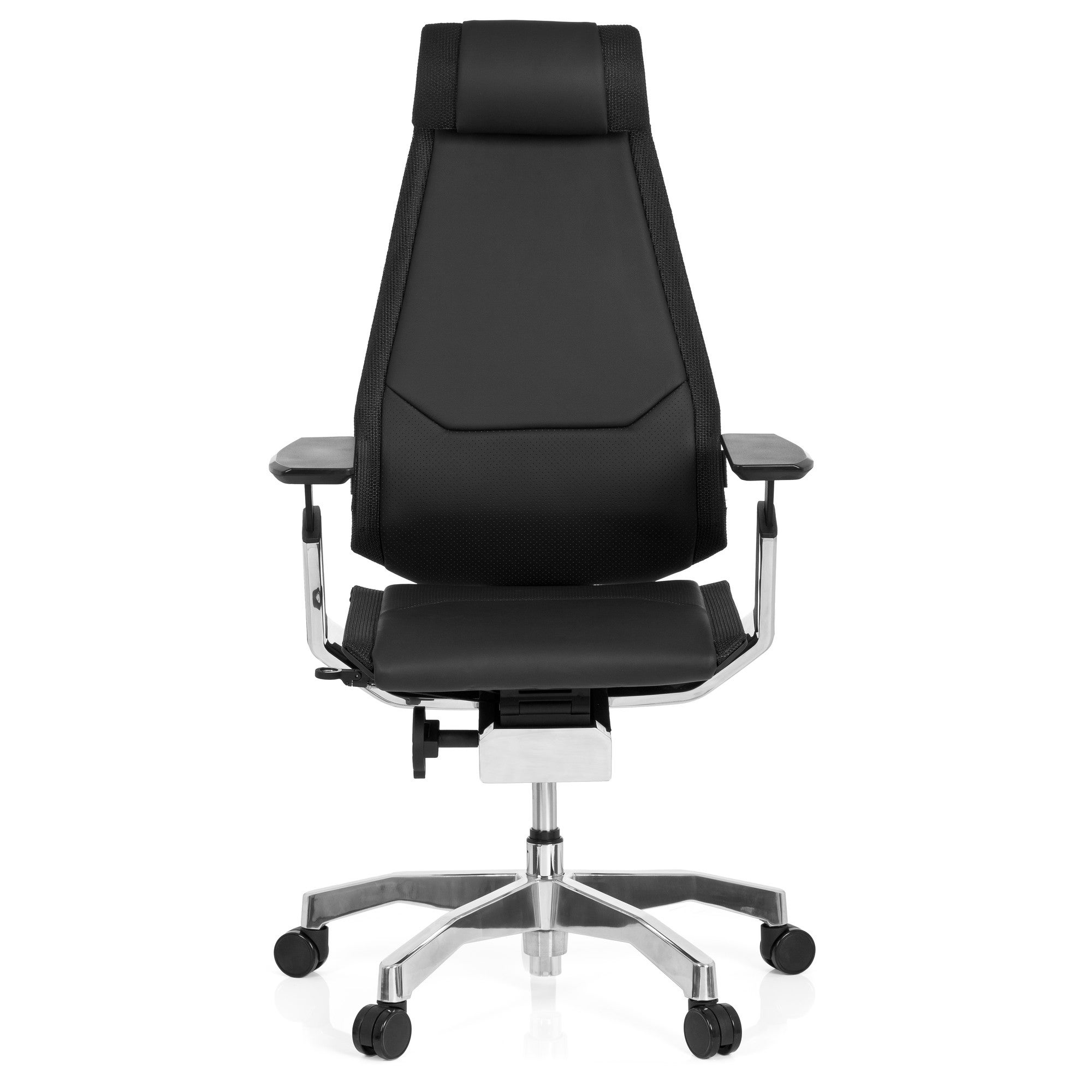 HJH Office Sedia Girevole Per Bambini FANCY I – Ecopelle Rosa Con Stampe Di Zampe – Altezza Regolabile, Base Cromata, Ruote A Sicurezza