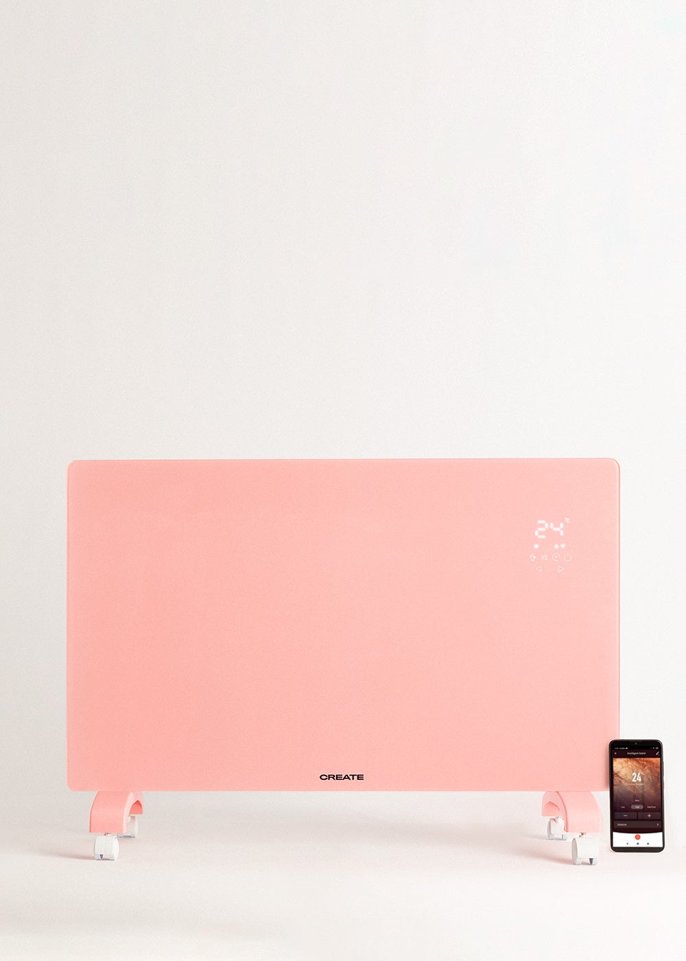 CREATE - WARM CRYSTAL 2000W - Convector eléctrico de cristal con WiFi - 3