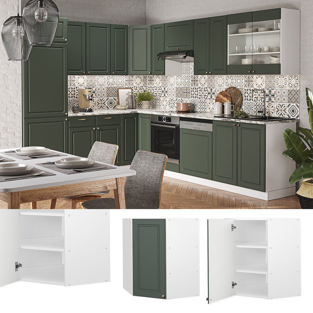 Vicco Elément haut de cuisine Fame-Line, Vert Or Campagne, 57cm - 2