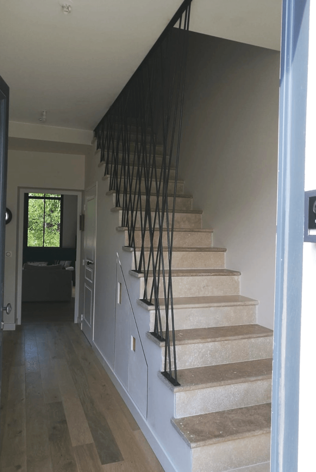 Marche en travertin pierre naturelle premier choix Mix Premium 61x33cm Ep. 3cm – bord arrondi. (Vendu à la pièce) - 3