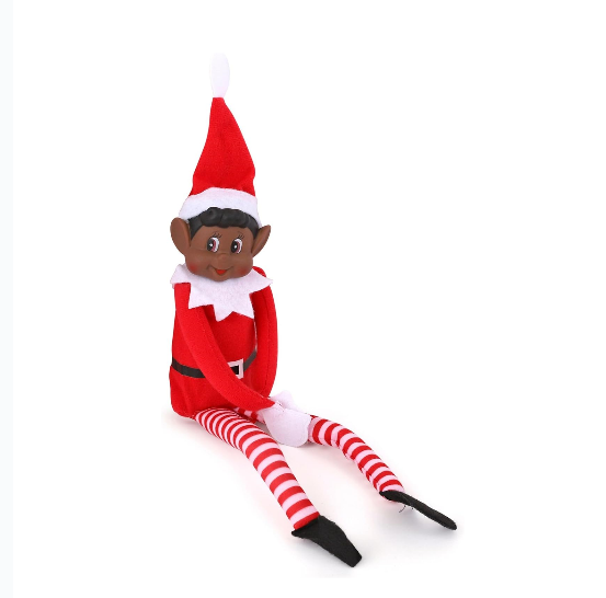 Elfe De Noël Père Noël Elfe Behavin Badly 30,5 Cm - Elfe Coquin Marron Avec Visage Vinyle Et Corps Doux