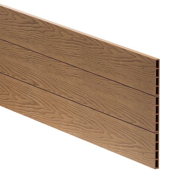 Sztacheta kompozytowa ze strukturą drewna, NORDECK Hageline, Złoty Dąb 150 x 20 x 2200 mm