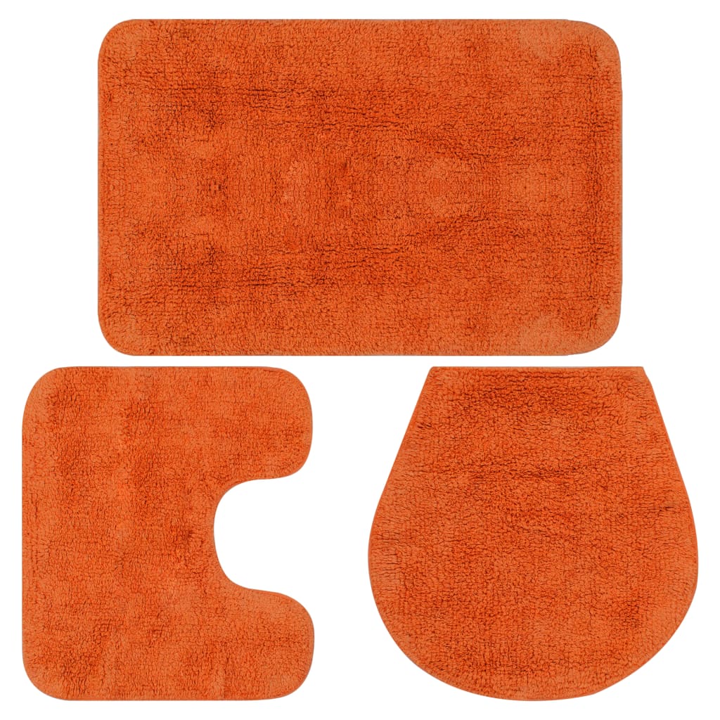 Homescapes Tapis de bain orange à pois, 50 x 80 cm | Leroy Merlin