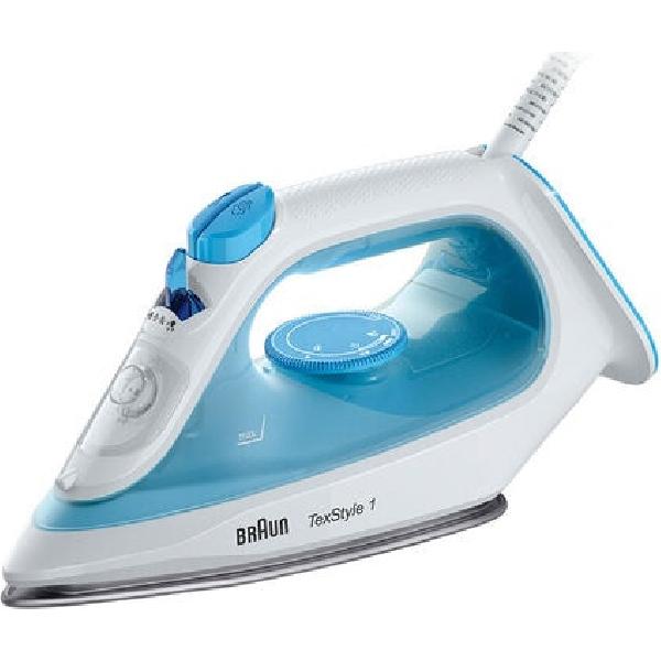 Braun  Texstyle 1 Plancha Vapor-Seco Suela De Cerámica 2000 W Azul/Blanco , Leroy Merlin
