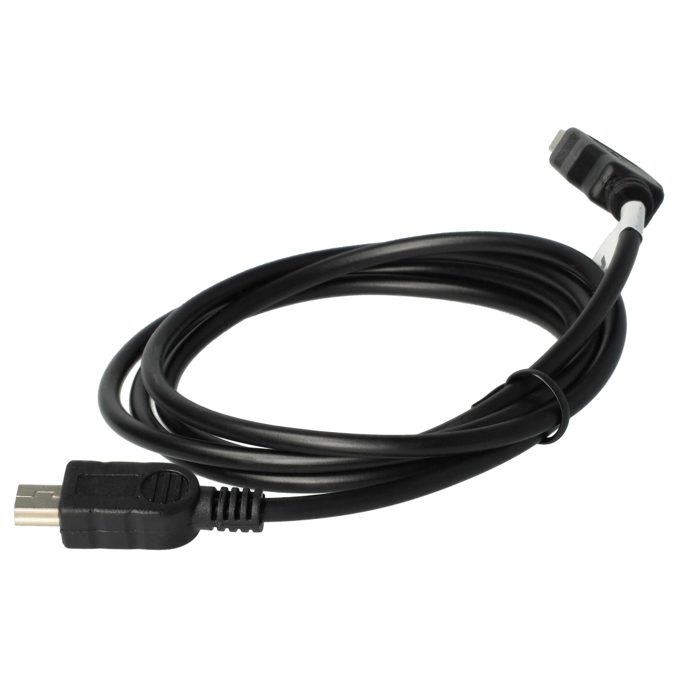 vhbw Câble USB de charge compatible avec Motorola V180, V150, RazrV3 - Câble USB, 100 cm noir - 3