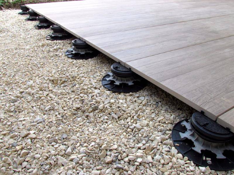 Plot autonivelant pour terrasse dalle ou caillebotis 155 à 245 mm - JOUPLAST - Carton de 40 plots - 3