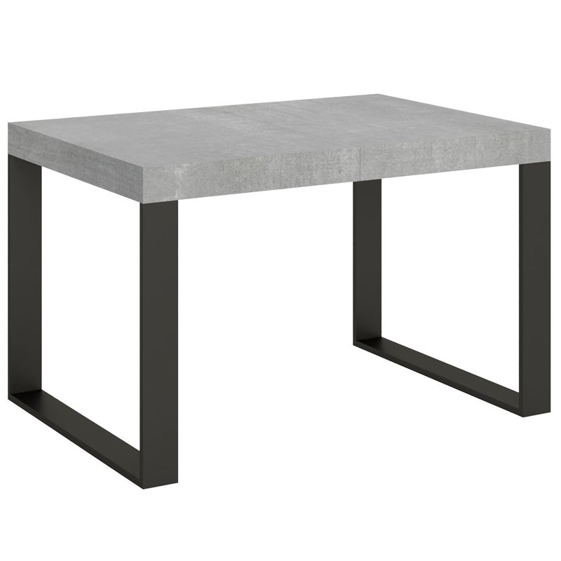 Stół rozkładany 90x130/234 cm Stelaż Tecno Cemento Antracyt