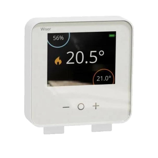 Termostato conectado Schneider Electric Wiser - Montagem na parede - Sem fio - Zigbee - 2,4 GHz