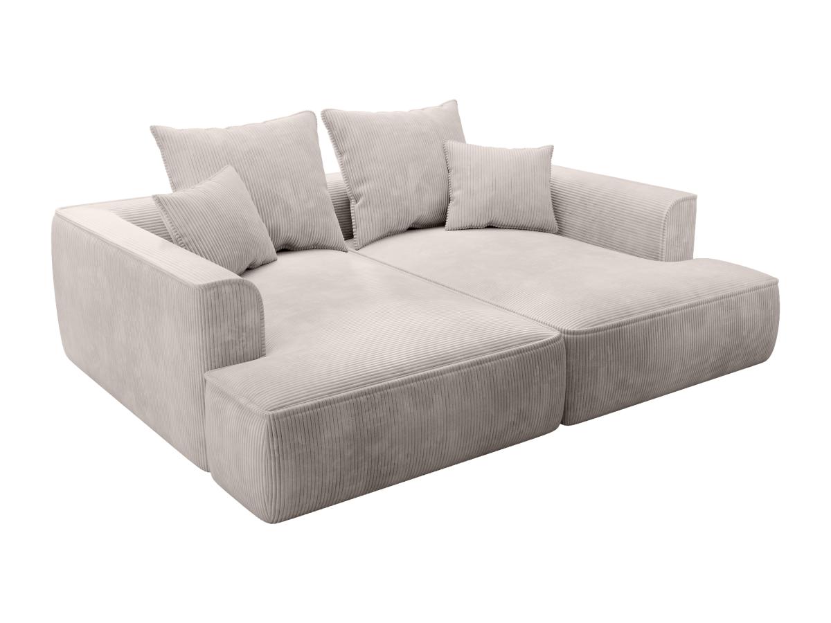 Canapé Modular Cloud - Assise Profonde, Mousse Haute Densité, Velours Côtelé, Livré En 1 Carton