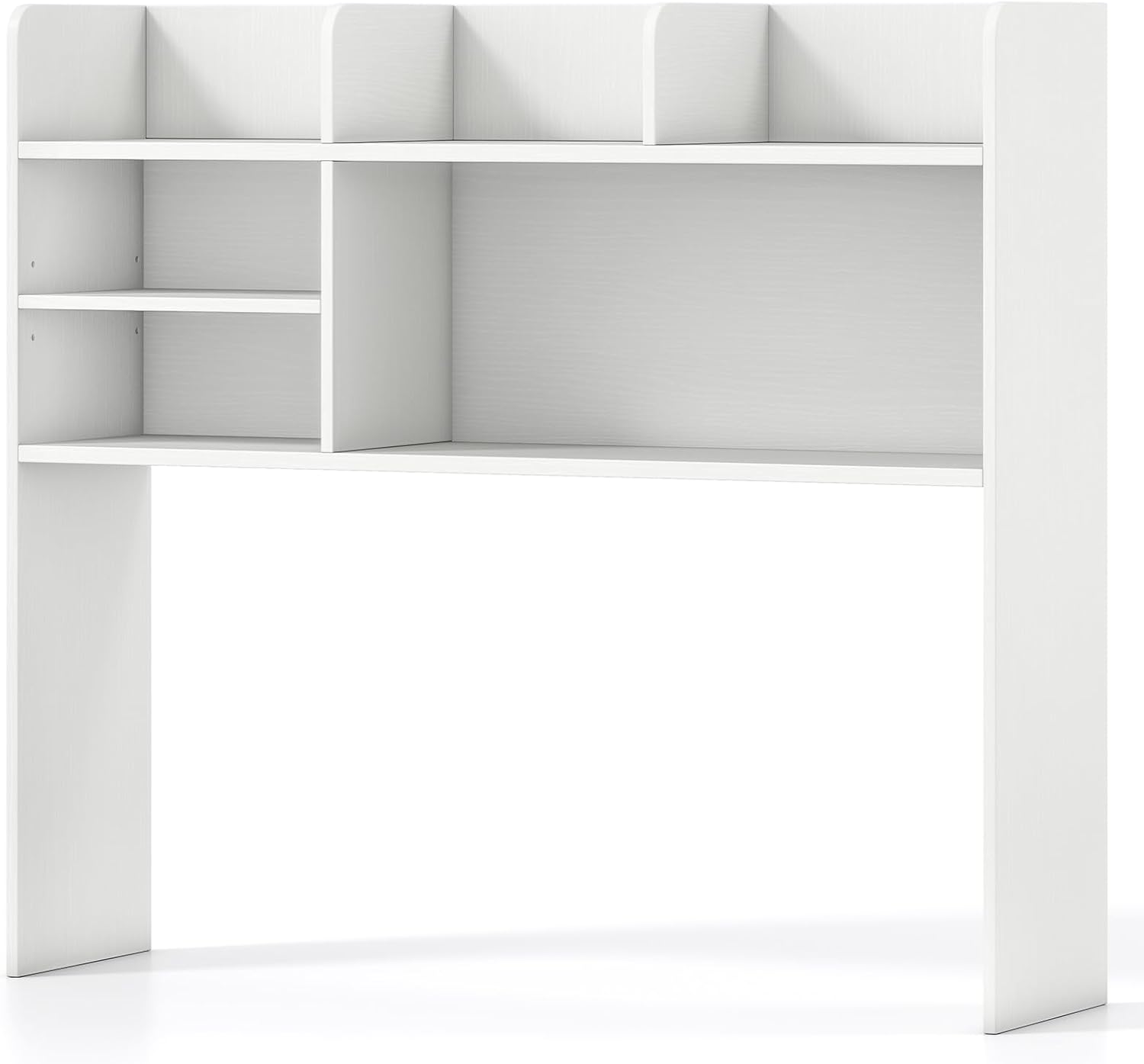 Étagère De Bureau à 3 Niveaux En Bois - Rangement Minimaliste Beige 40x18x40 Cm | Pour Livres, Plantes, Décoration Maison/bureau