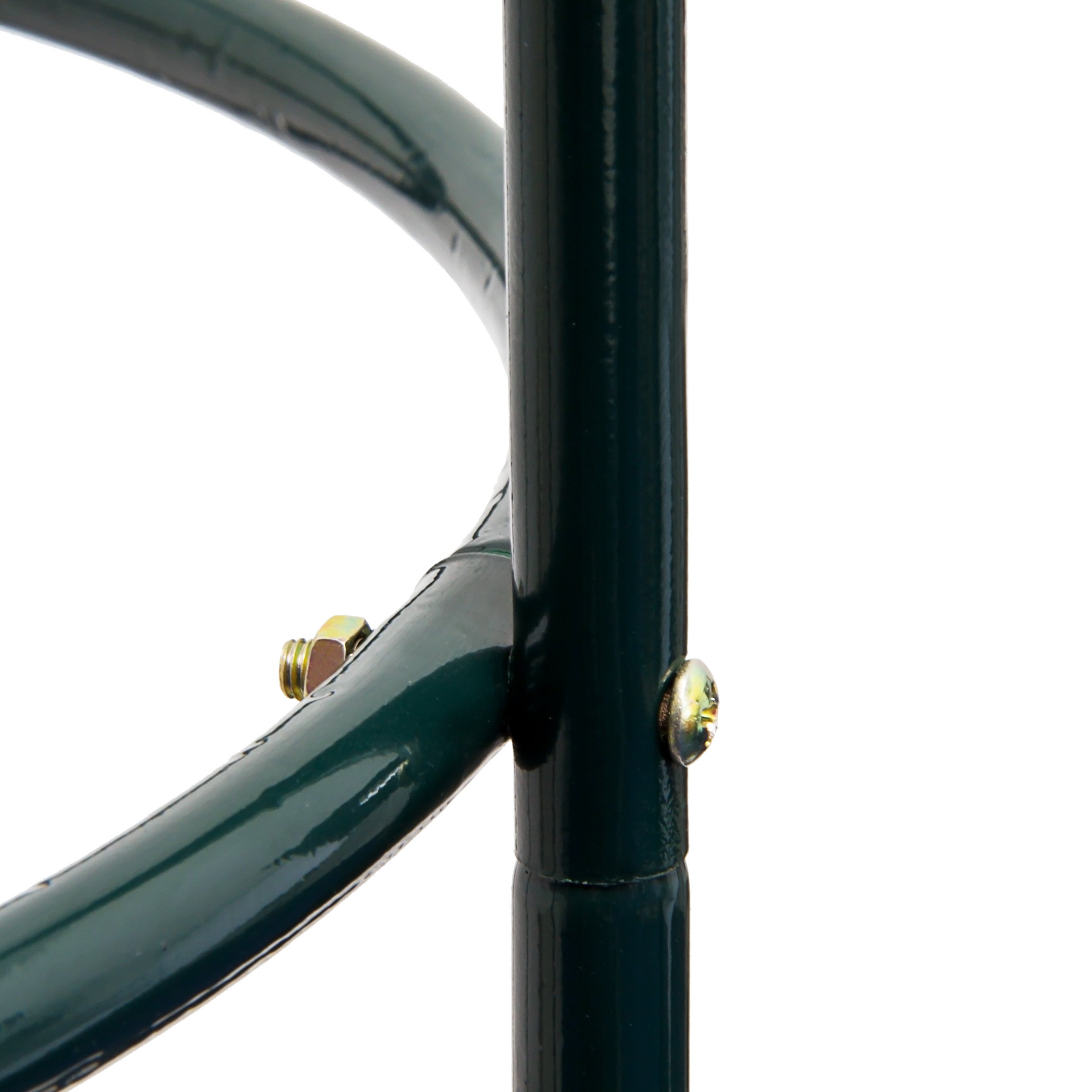 Relaxdays Obélisque tuteur, plantes grimpantes, rosiers arcade, arceau roses, arche jardin, métal 190 cm, vert - 7